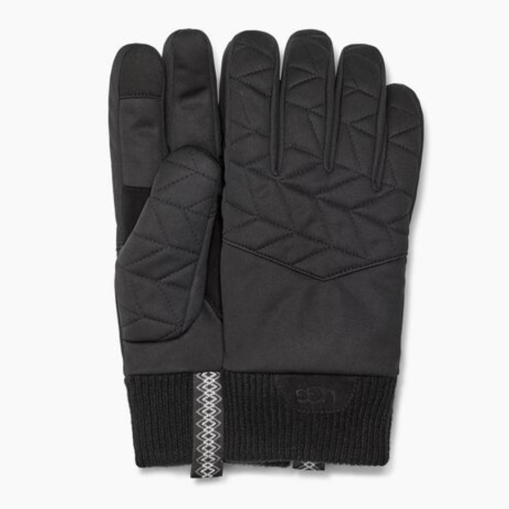 NWT Ugg Men’s Quilted Nylon Gloves - Picture 2 of 7